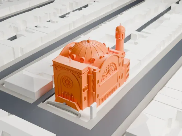 Church of St. Michael and St. Anthony model, East view