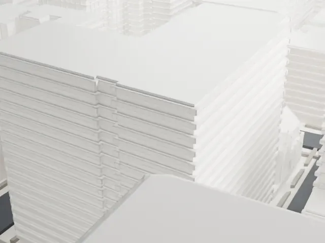Church of St. Paul and St. Andrew model, East view