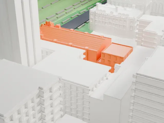 Church of the Heavenly Rest model, South view