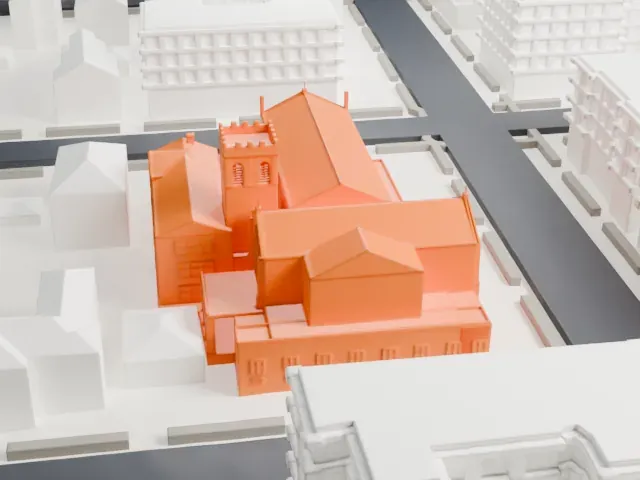 Church of the Holy Innocents, Brooklyn model, East view