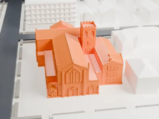 Church of the Holy Innocents, Brooklyn model, West view