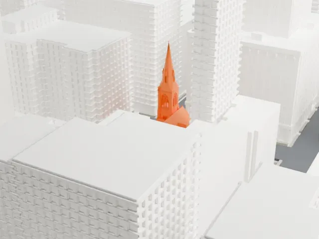 Church of the Incarnation, Episcopal model, East view