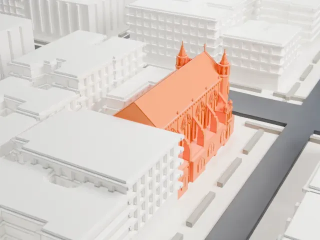 Church of the Incarnation, Roman Catholic model, East view
