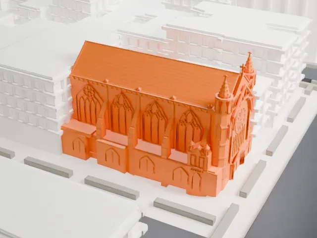 Church of the Incarnation, Roman Catholic model, North view