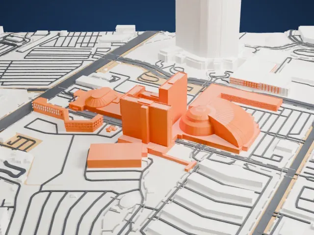 Circus Circus Las Vegas model, North view