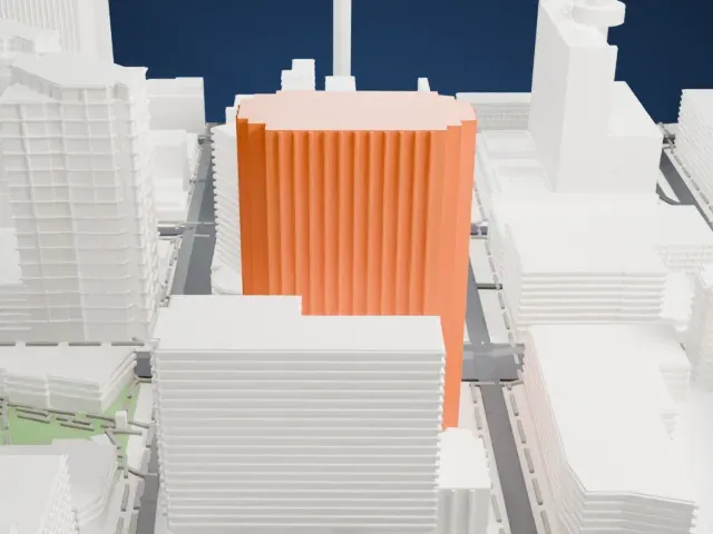 CityScape Phoenix model, South view