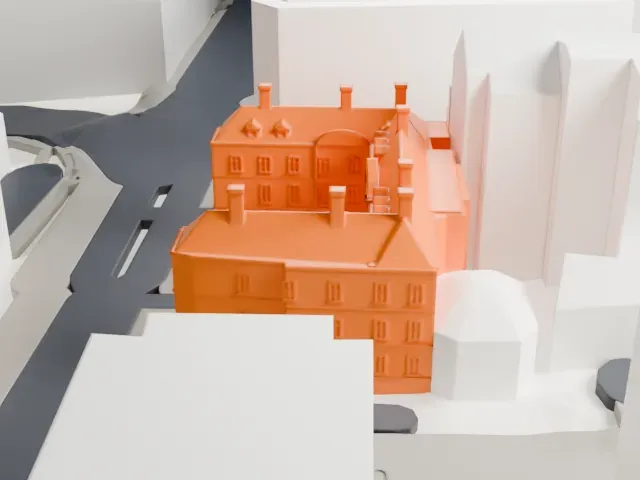 College of Arms model, East view