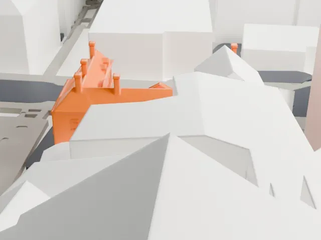 College of Arms model, North view