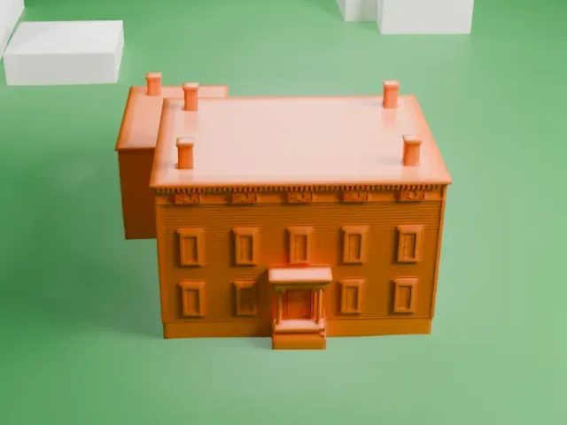 Crane House and Historic YWCA model, East view
