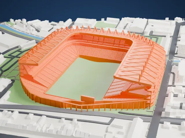 Croke Park model, North view