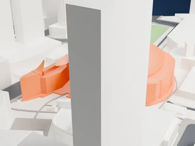 Crypto.com Arena model, North view