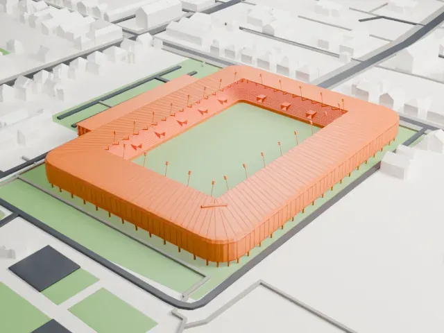 DAC Aréna model, East view