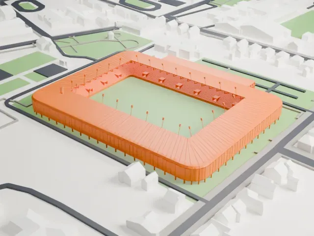 DAC Aréna model, North view