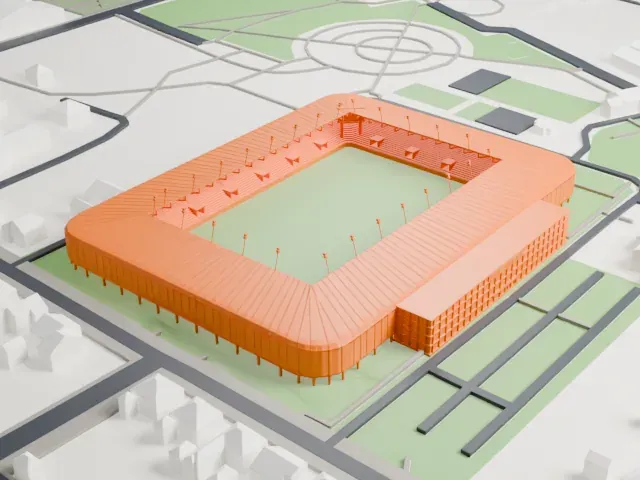 DAC Aréna model, West view