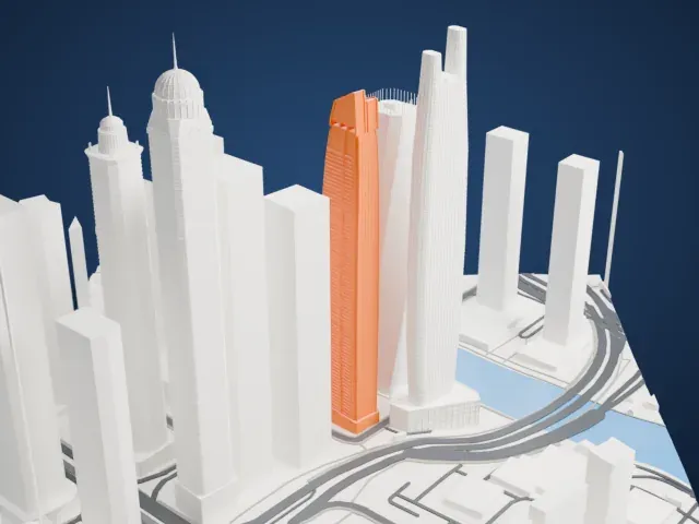 DAMAC Residenze model, North view