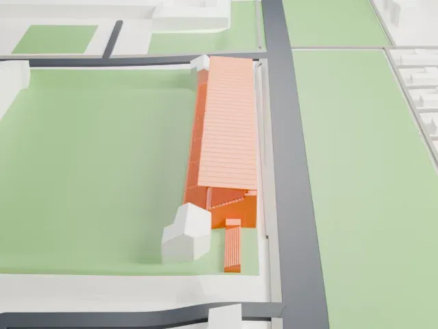 Datenpol Arena model, North view