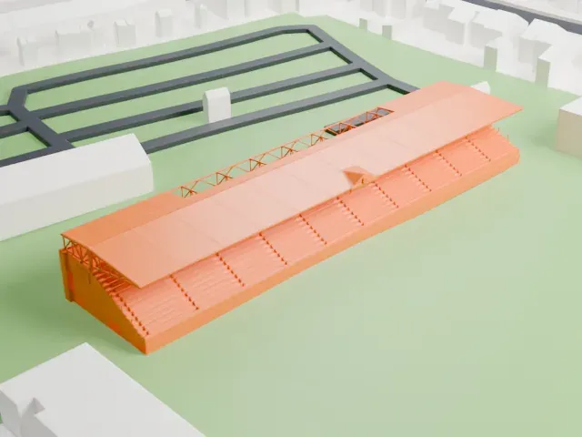 De Adelaarshorst model, East view