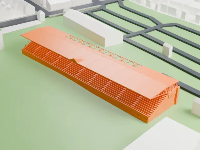 De Adelaarshorst model, North view