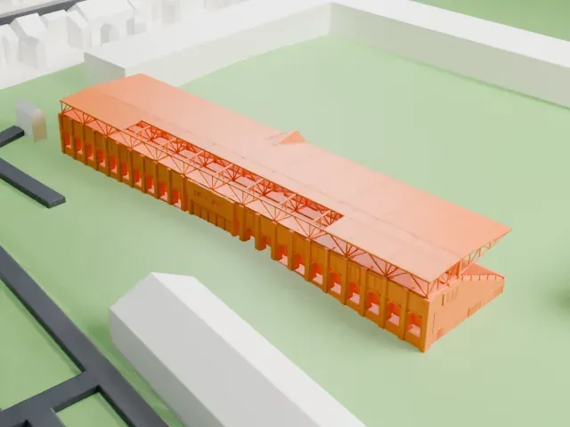 De Adelaarshorst model, South view