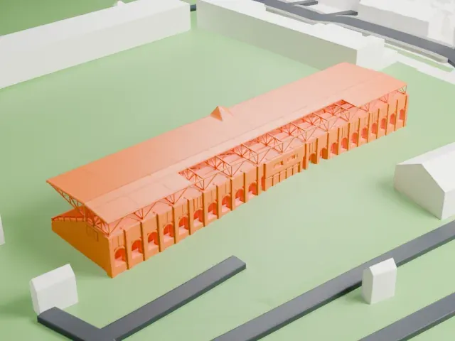 De Adelaarshorst model, West view