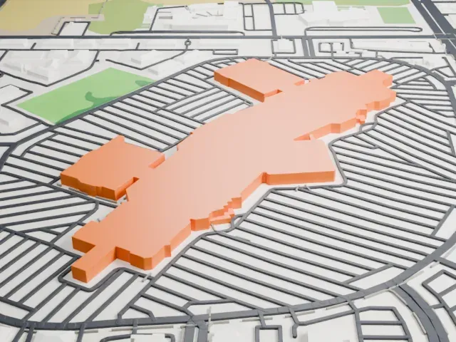 Desert Sky Mall model, East view