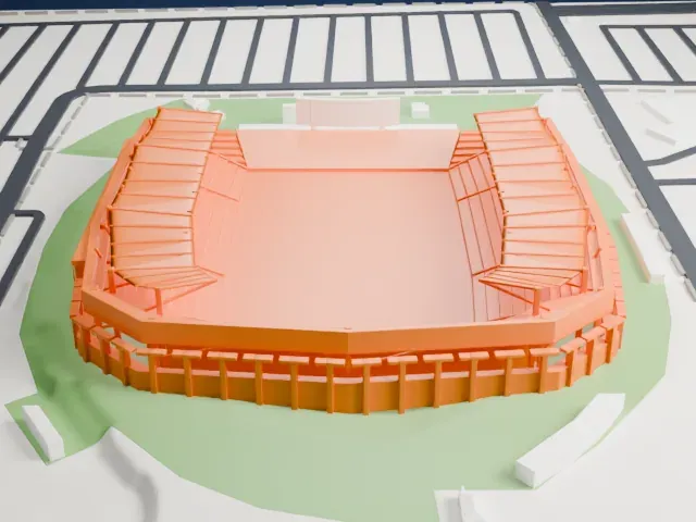 Dignity Health Sports Park model, South view