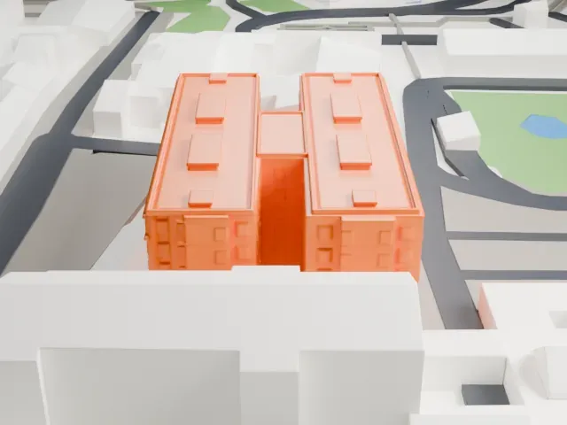 Domus Sanctae Marthae model, East view