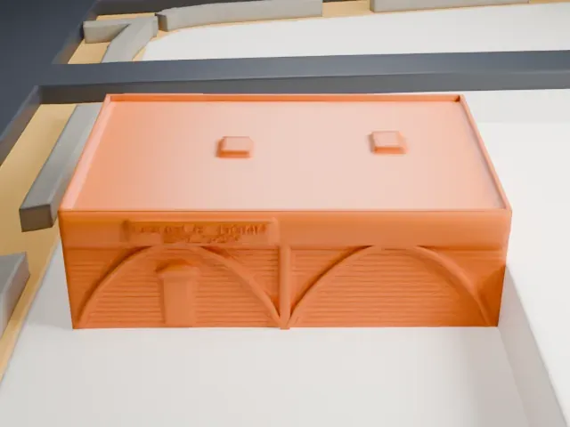 Double Down Saloon model, West view