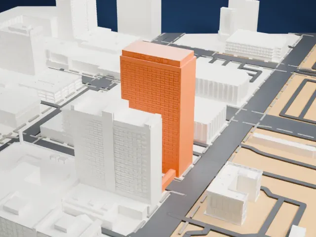 Downtown Grand model, East view