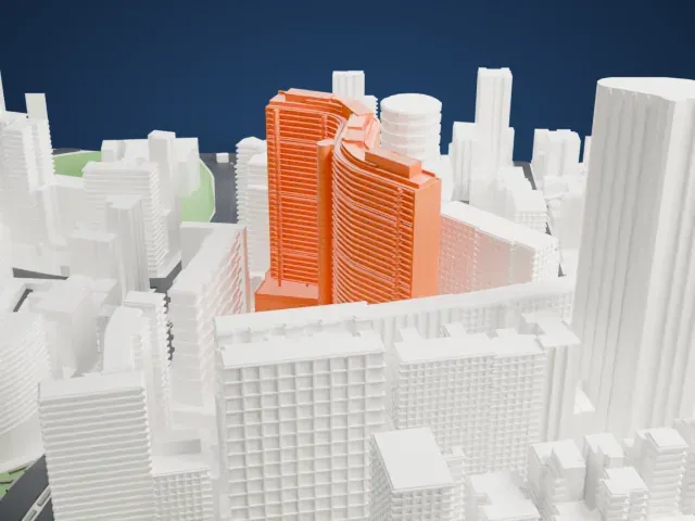 Edifício Copan model, East view