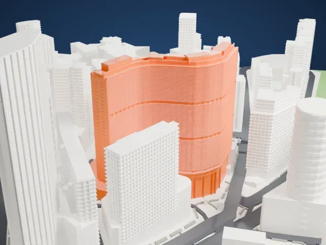 Edifício Copan model, North view