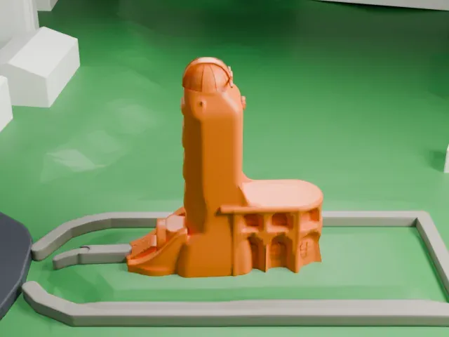 Einstein Tower model, West view