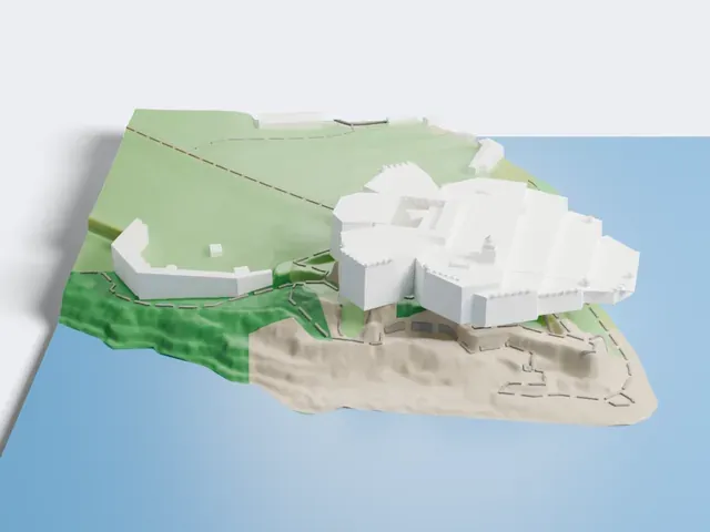 El Morro model, North view