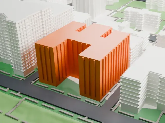 El Museo del Barrio model, West view