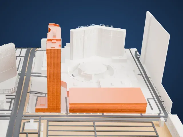 Elara model, East view