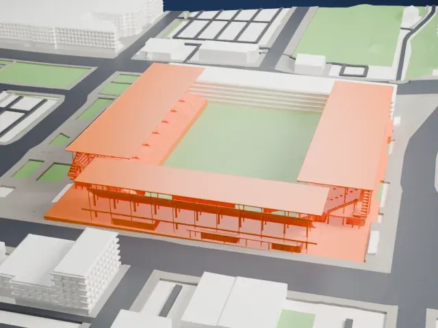 Energizer Park model, North view