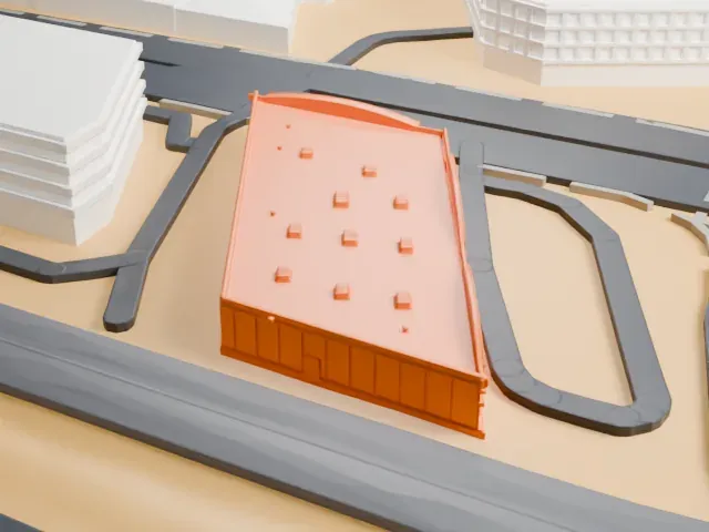 Erotic Heritage Museum model, West view