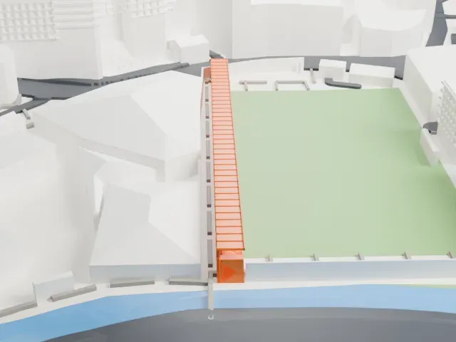 Estadi Nacional model, South view