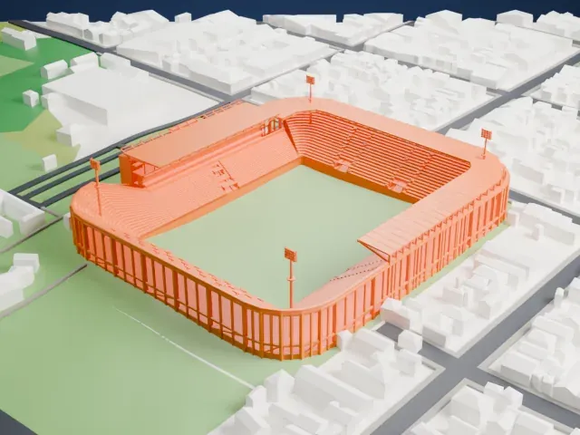 Estadio Ciudad de Lanús – Néstor Díaz Pérez model, South view