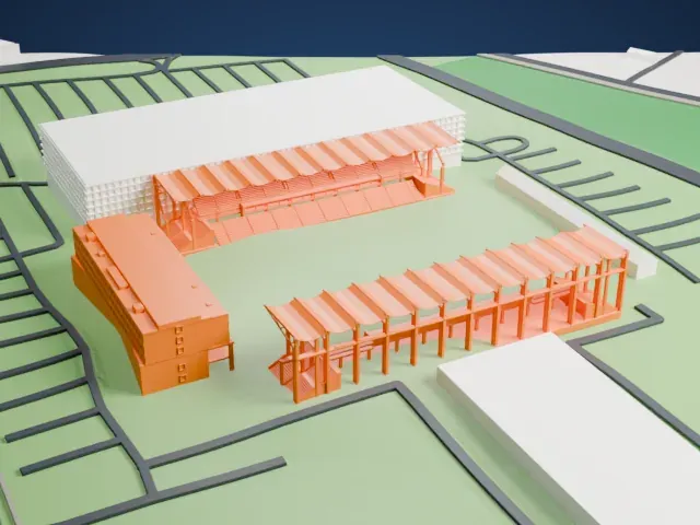 ETO Park model, East view