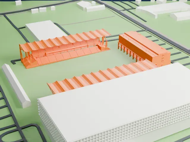 ETO Park model, West view