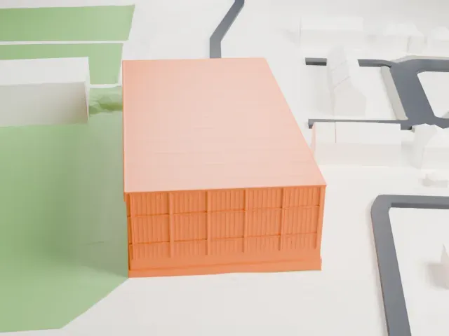 Fir Park model, West view