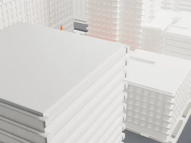 First Baptist Church in the City of New York model, East view