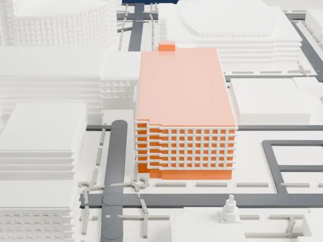 First Presbyterian Church Phoenix model, North view