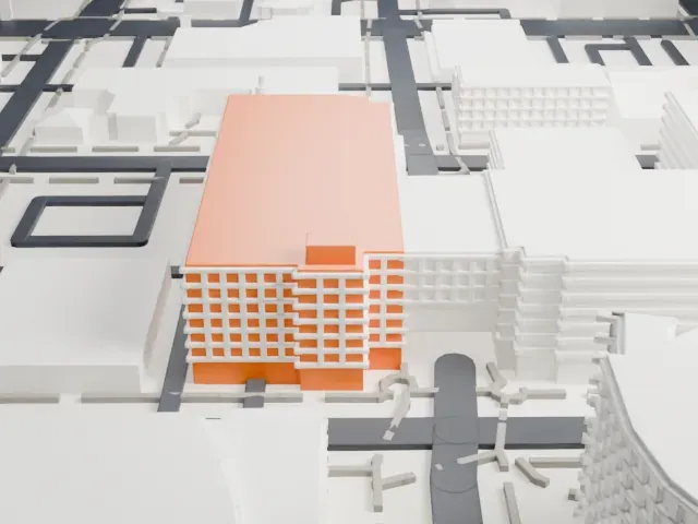 First Presbyterian Church Phoenix model, South view