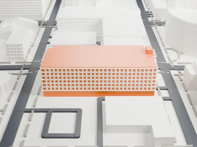 First Presbyterian Church Phoenix model, West view