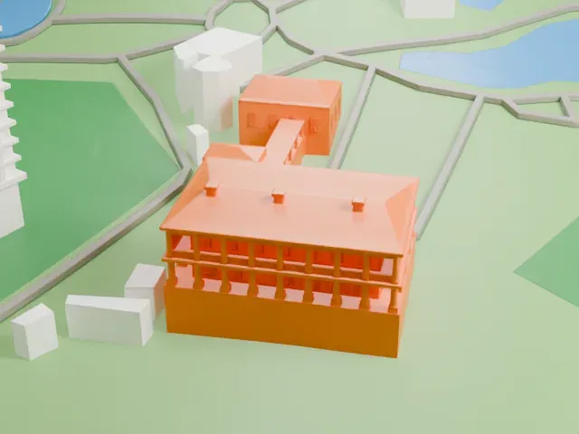 Flagstaff House, Hong Kong model, North view