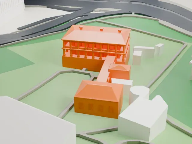 Flagstaff House, Hong Kong model, South view