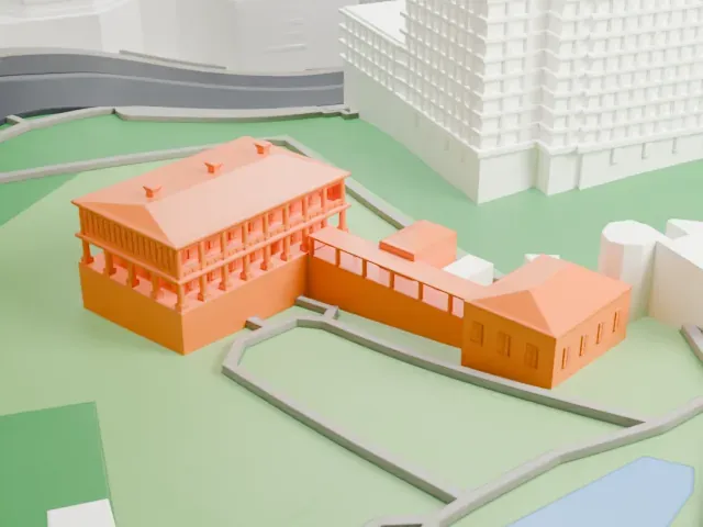 Flagstaff House, Hong Kong model, West view