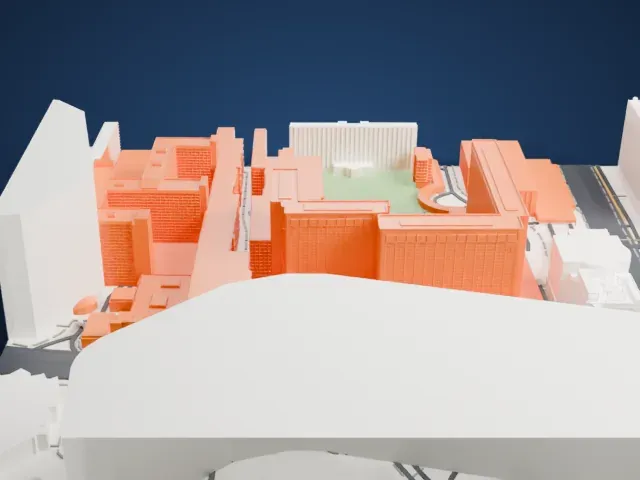 Flamingo Las Vegas model, West view